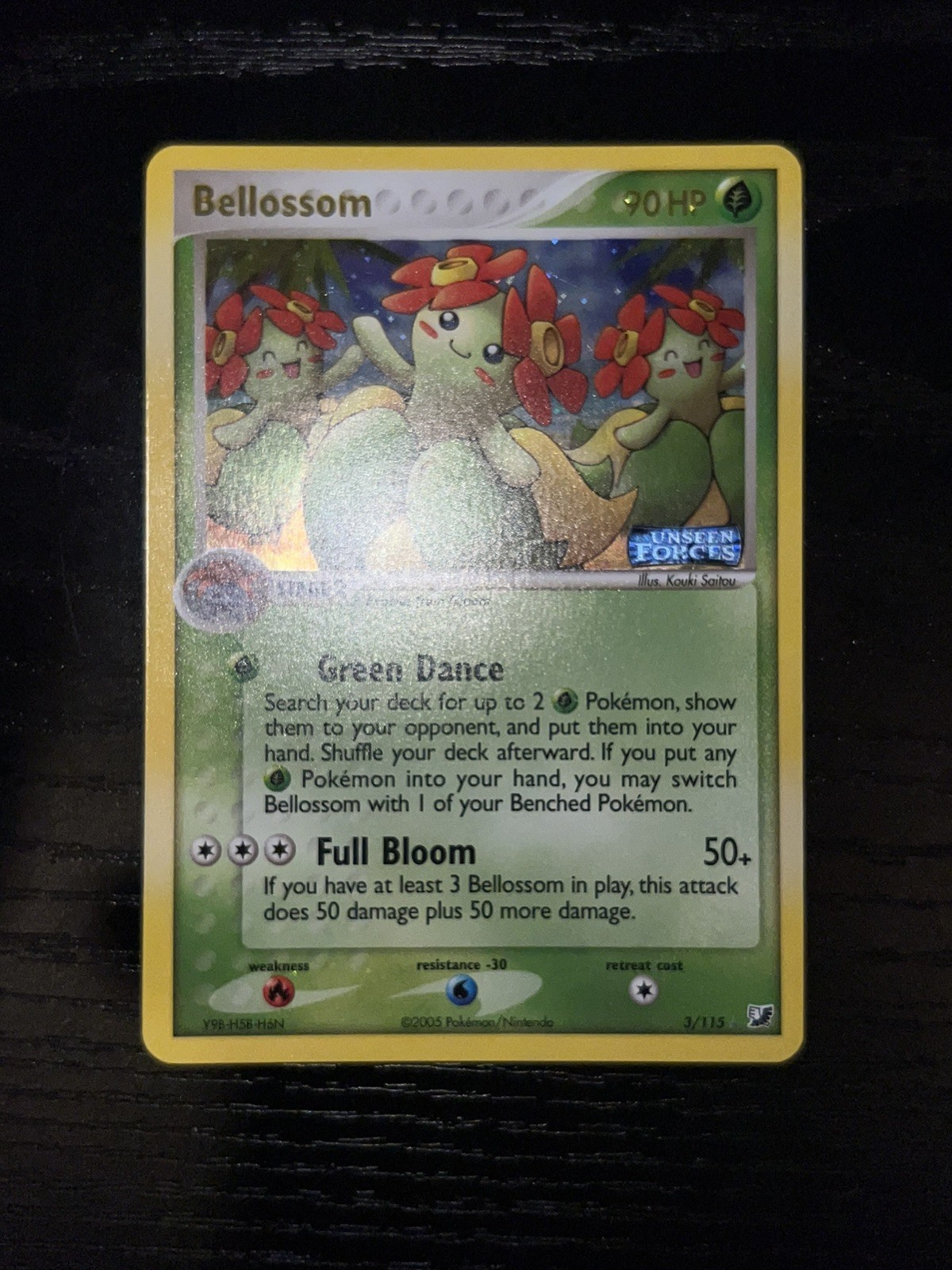 Bellossom 3/115 Unseen Forces Reverse Holo Near Mint Pokémon TCG🍃🍃✨️✨️ Bellossom 3/115 Unseen Forces Reverse Holo Near Mint Pokémon TCG🍃🍃✨️✨️