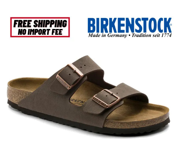 BIG SALE NEW Birkenstock Women's Arizona Birkibuc Sandals Mocha - Select Size