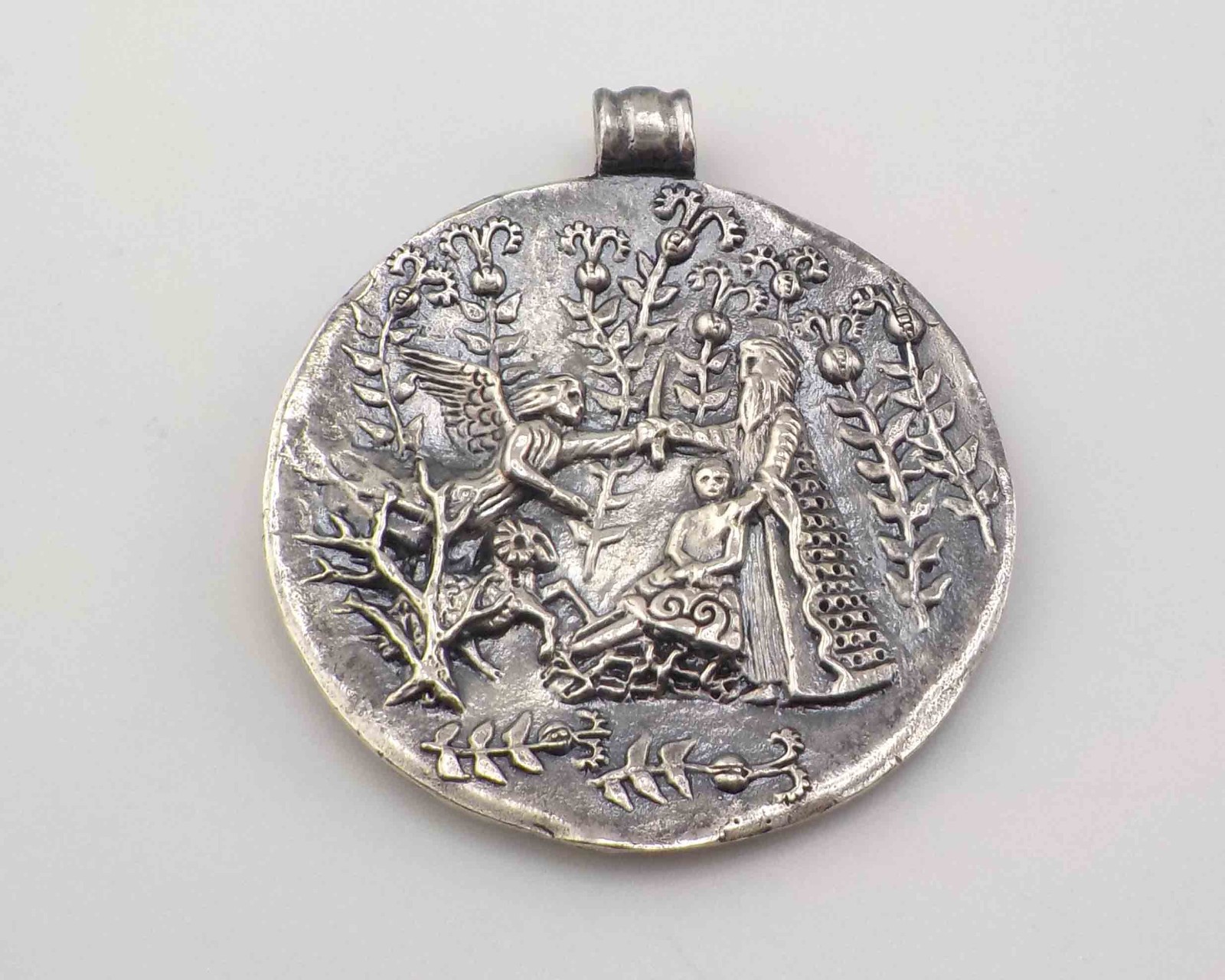 RETIRED JAMES AVERY STERLING SILVER ABRAHAMS SACRIFICE PENDANT