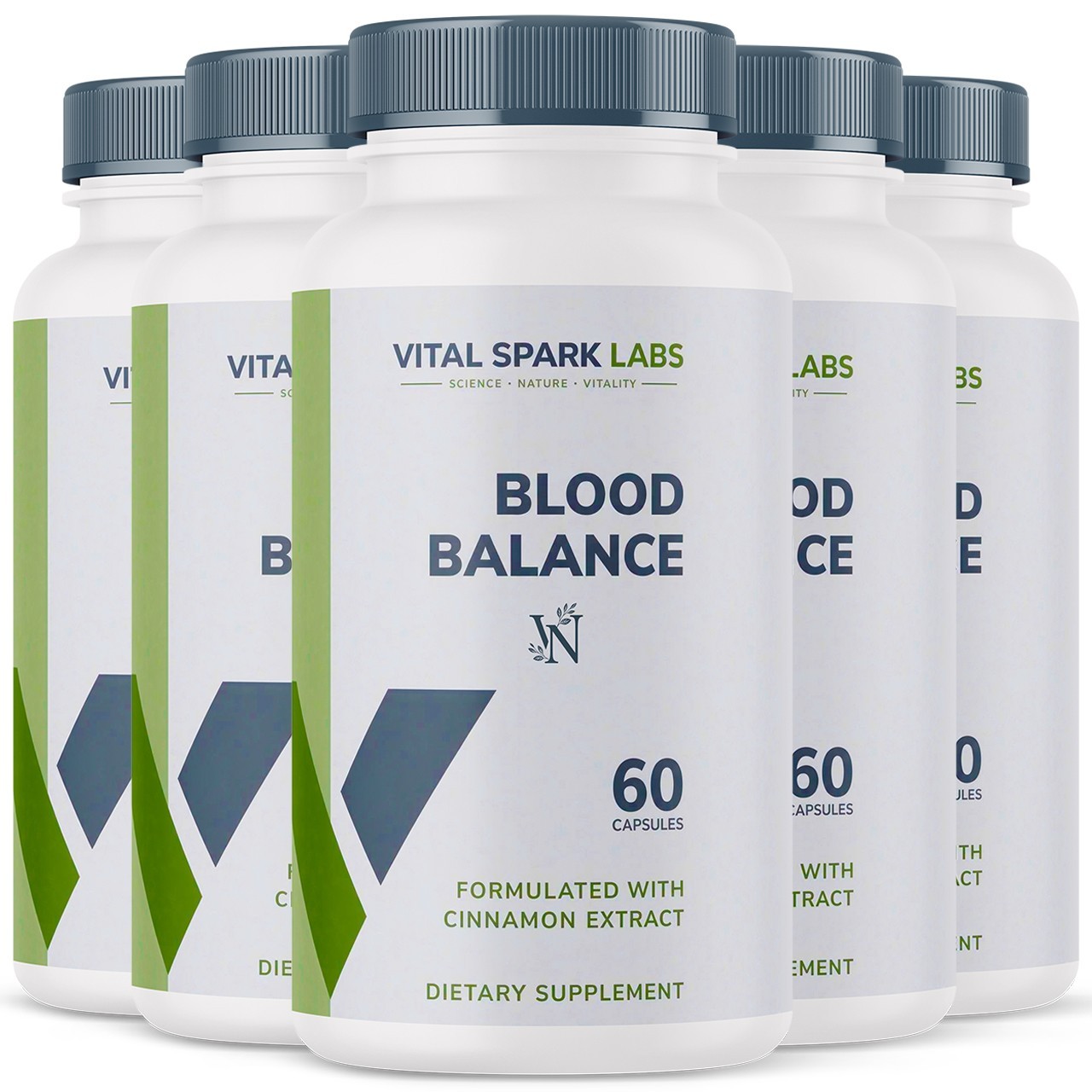 Vital Spark Labs Blood Balance Advanced Formula Dietary Supplement 300 Capsules