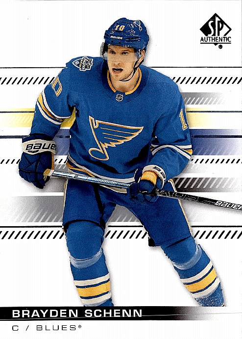 5 CARD LOT - 2019-20 SP Authentic - Brayden Schenn #25