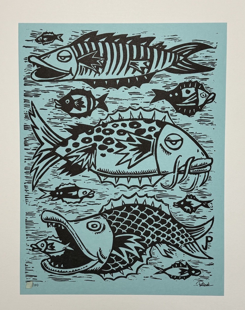 Phish Poster Jim Pollock Plethora 30th Anniversary Clifford Ball Linocut S/N LE