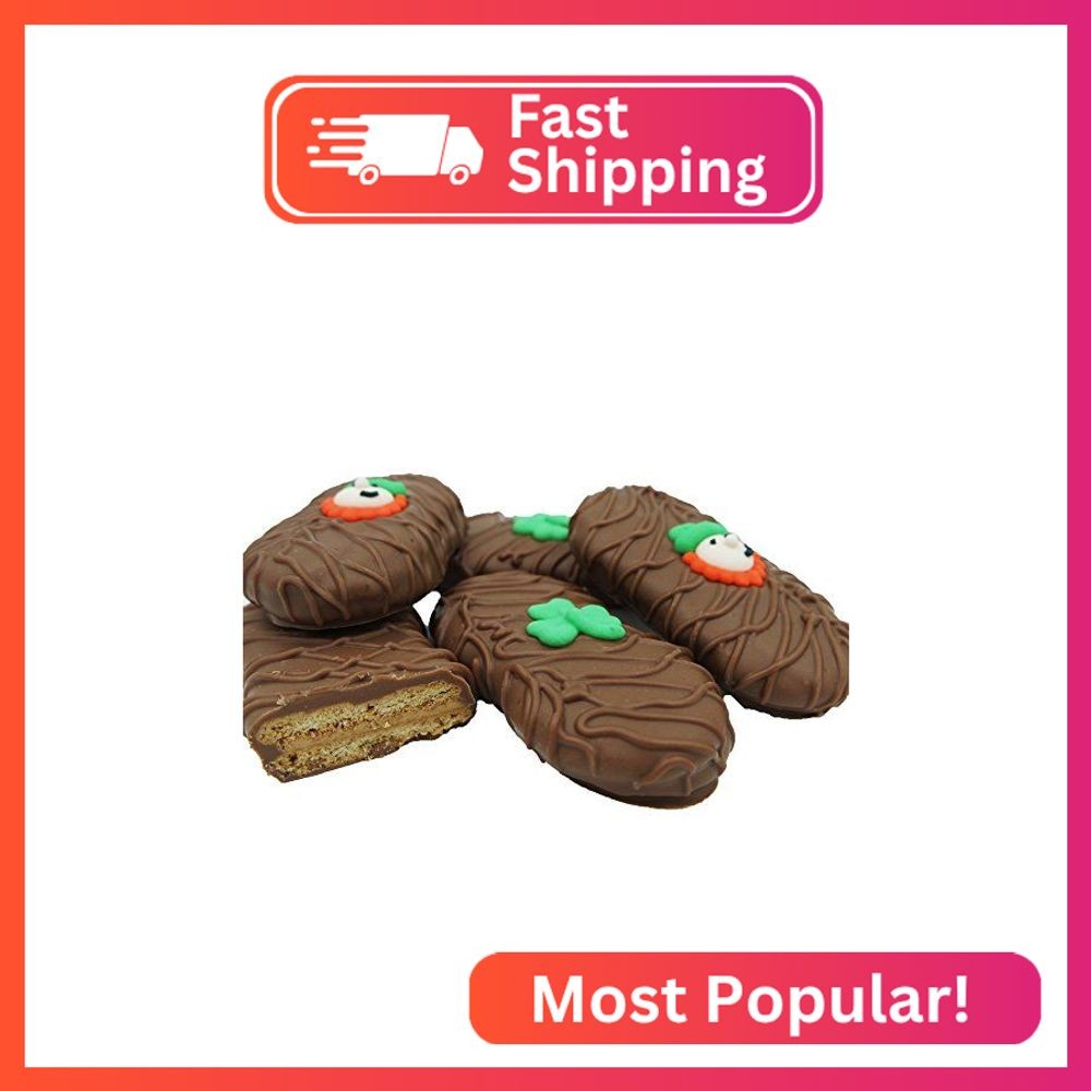 Philadelphia Candies Milk Chocolate Covered Nutter Butter Cookies, St. Patrick\'s