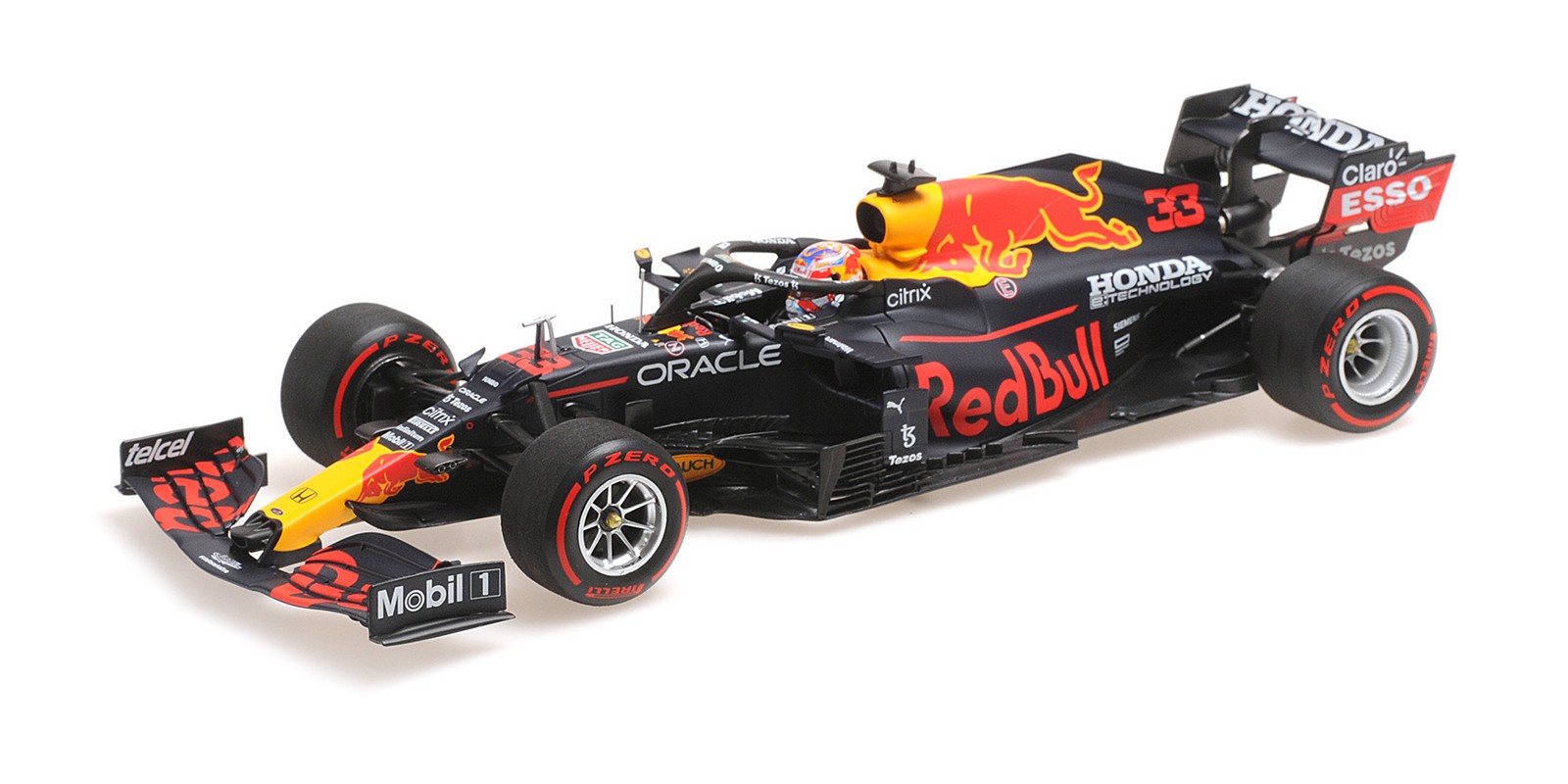 MINICHAMPS 1/18 RED BULL RB16B MAX VERSTAPPEN WIN DUTCH GP WORLD CHAMPION 2021