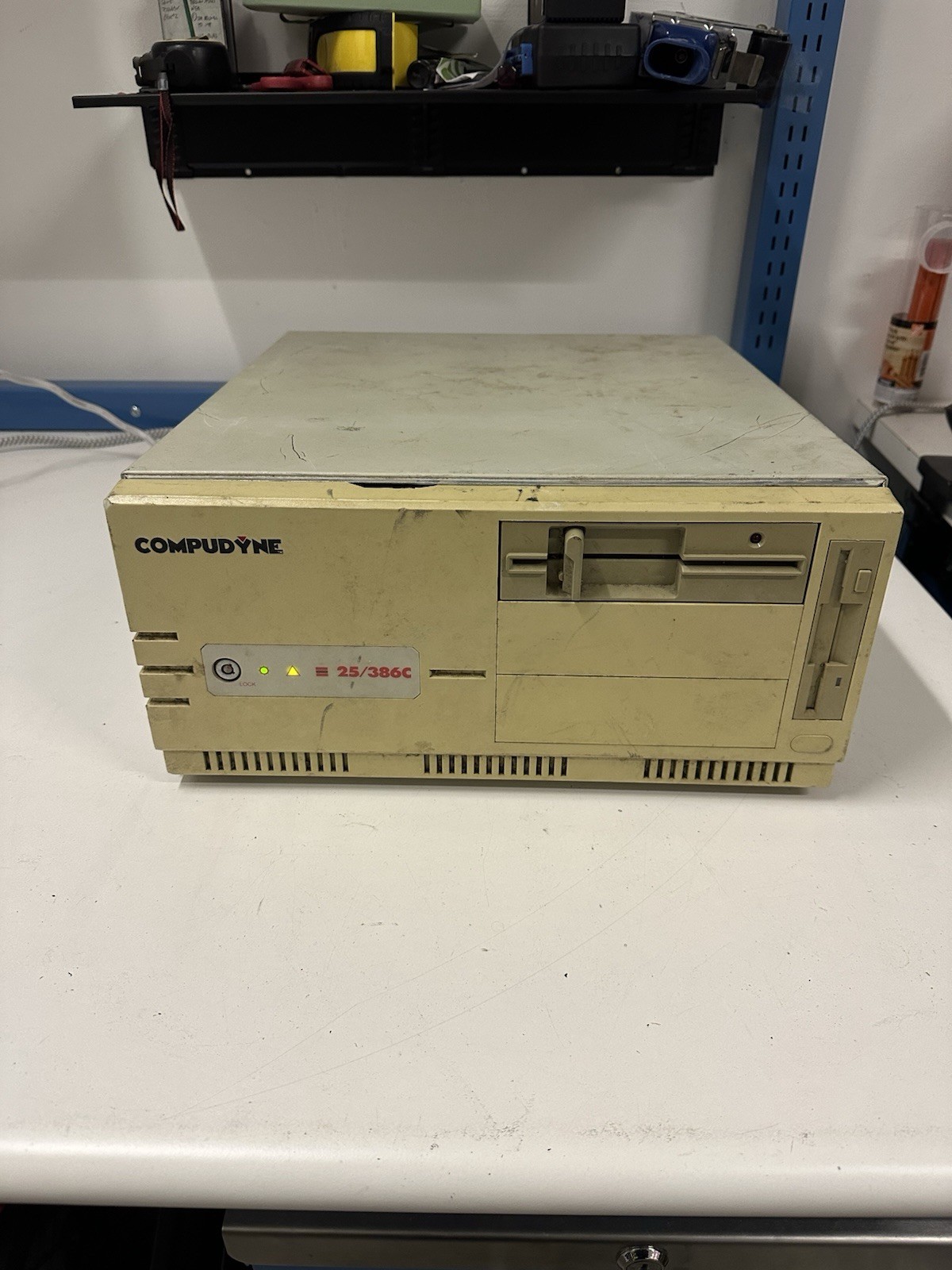 Compudyne Model 25/386C Vintage Retro Gaming Desktop Computer + RAM Powers On Compudyne Model 25/386C Vintage Retro Gaming Desktop Computer + RAM Powers On