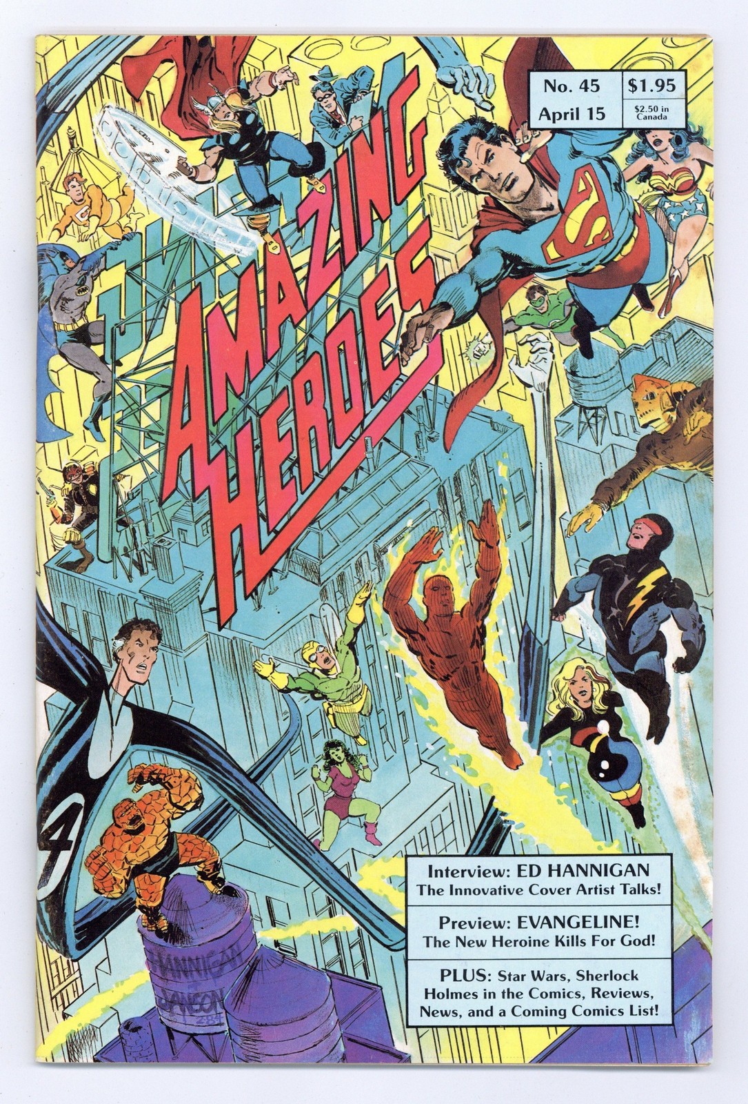 Amazing Heroes #45 FN 6.0 1984