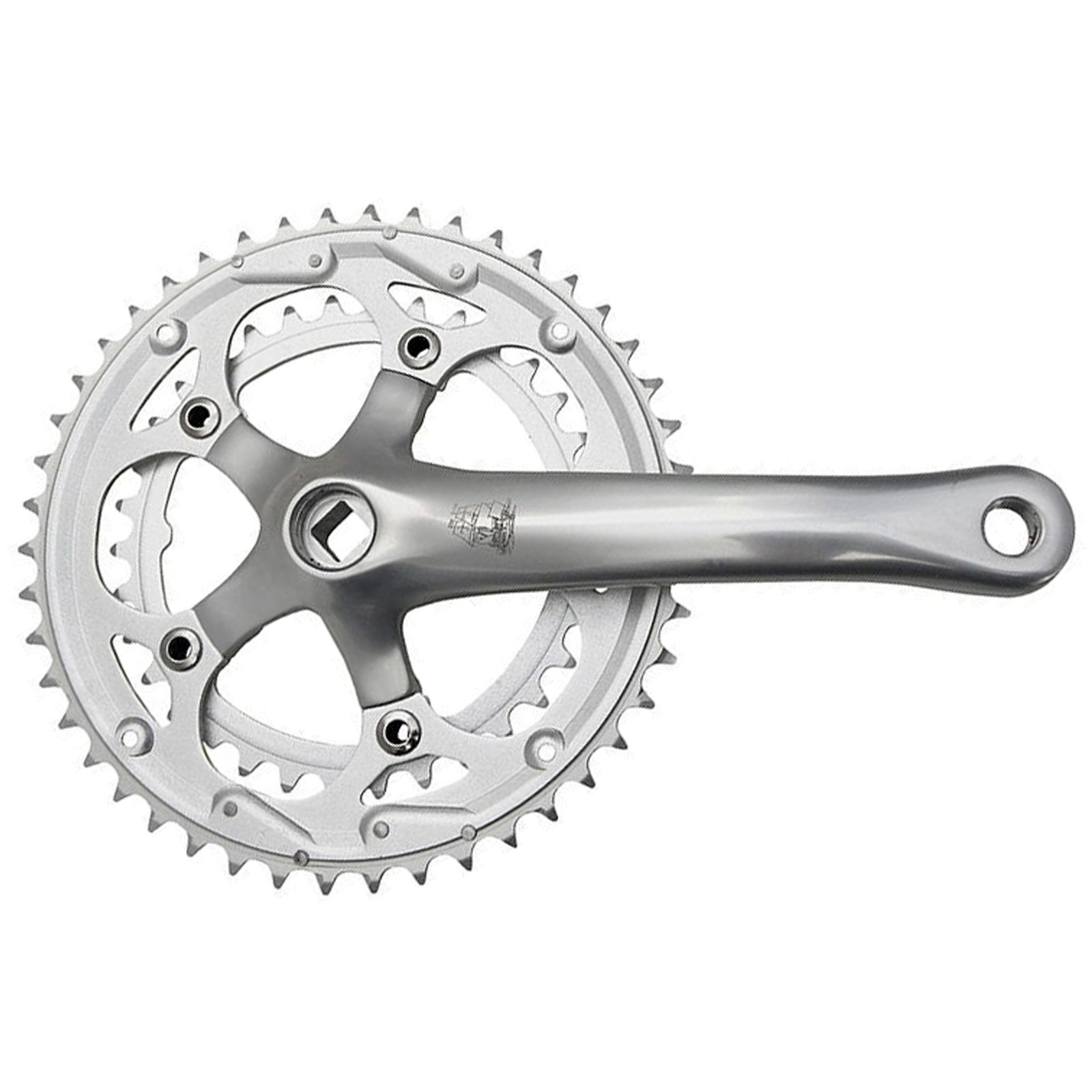 New Albion Cycles XDD Crankset, 34/46t, 175mm, Silver