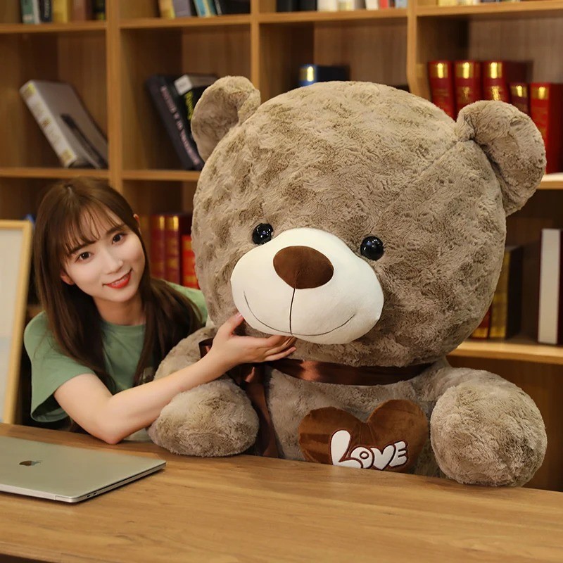 Cute Teddy Bear Plush Toy Soft Stuffed Animal Doll Love Pillow Kids Birthday Gif