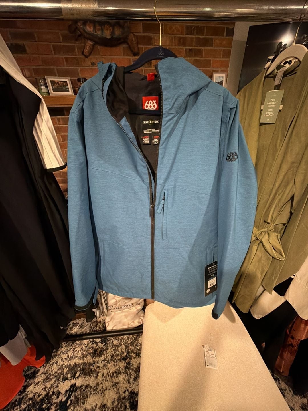 686 Men\'s Prime Jacket in Blue Storm Size Large 686 Men\'s Prime Jacket in Blue Storm Size Large