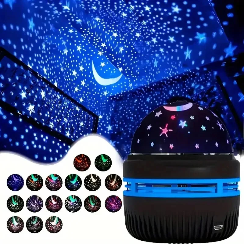 LED Starry Sky Night Light USB Projector Moon & Star Galaxy Room Decor Lamp LED Starry Sky Night Light USB Projector Moon & Star Galaxy Room Decor Lamp