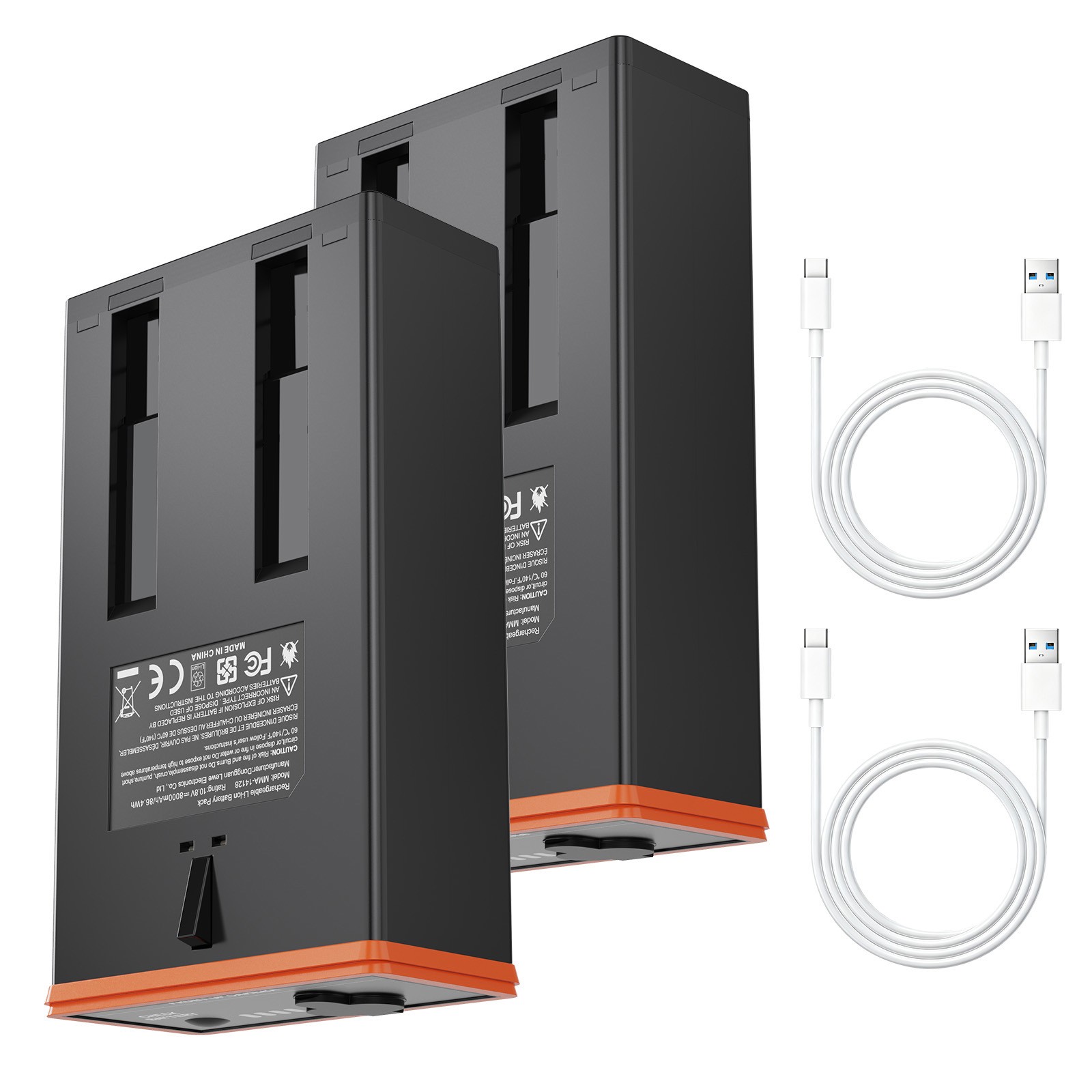 2Packs Moultrie Power Mag MMA-14128 8000Ah Battery For Edge Cellular Trai Camera