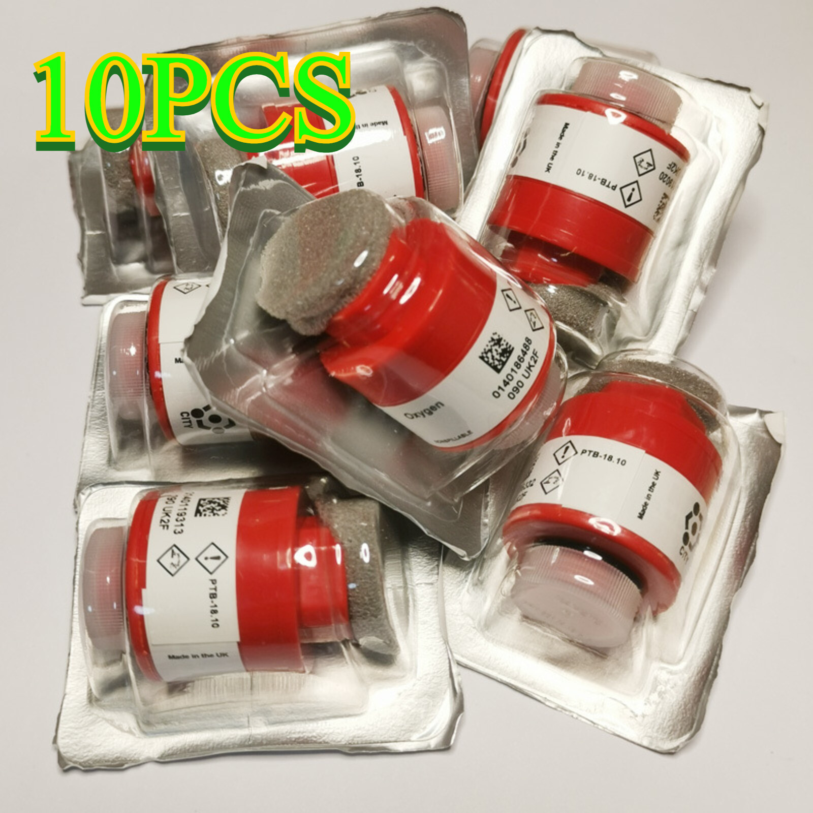 10PCS New In Box CITY TECHNOLOGY PTB-18.10 AO2 Oxygen Sensor 10PCS New In Box CITY TECHNOLOGY PTB-18.10 AO2 Oxygen Sensor