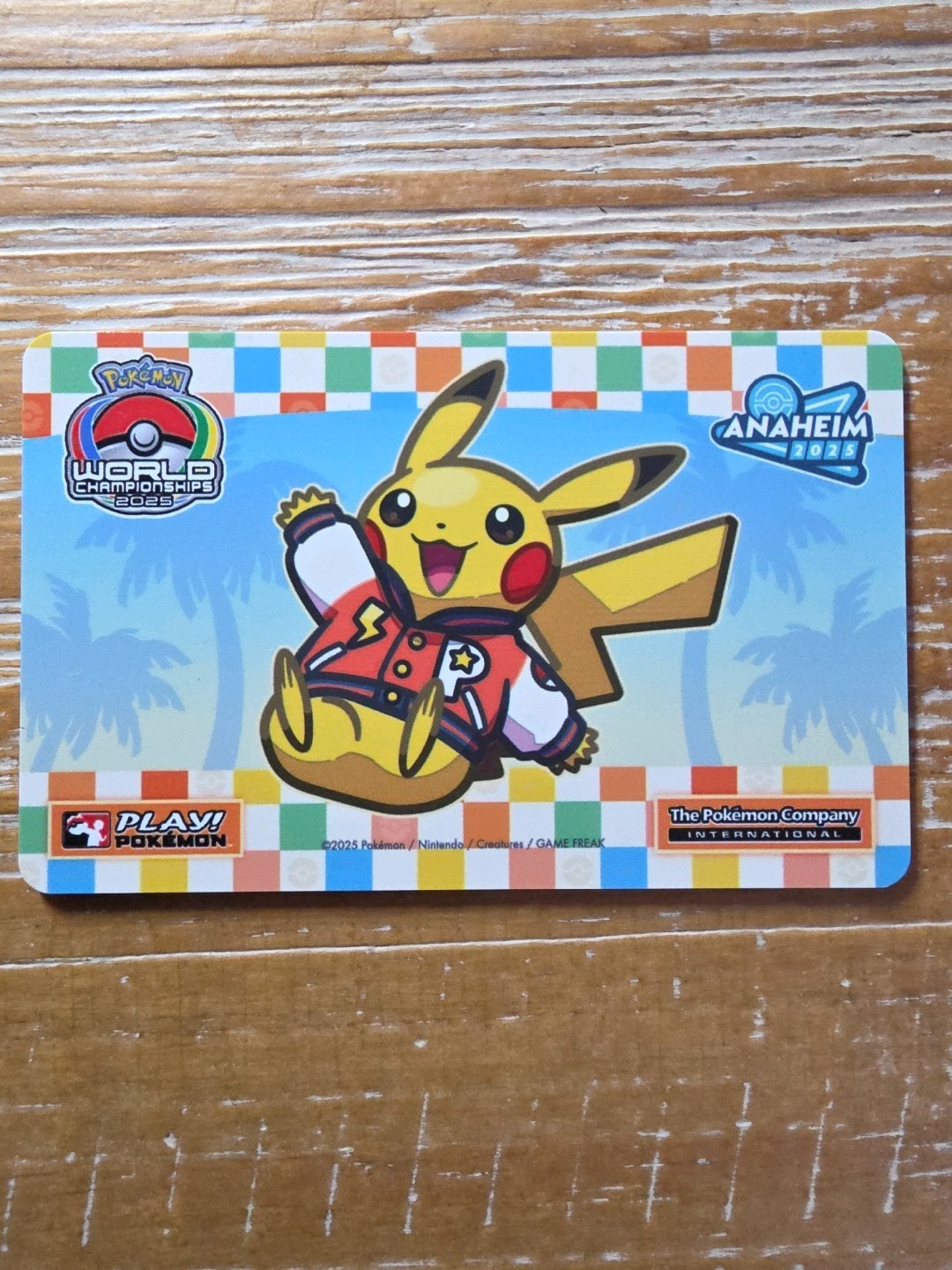 Pokemon 2025 World Championships Room Key Pikachu Anaheim CA x 1 key Pokemon 2025 World Championships Room Key Pikachu Anaheim CA x 1 key