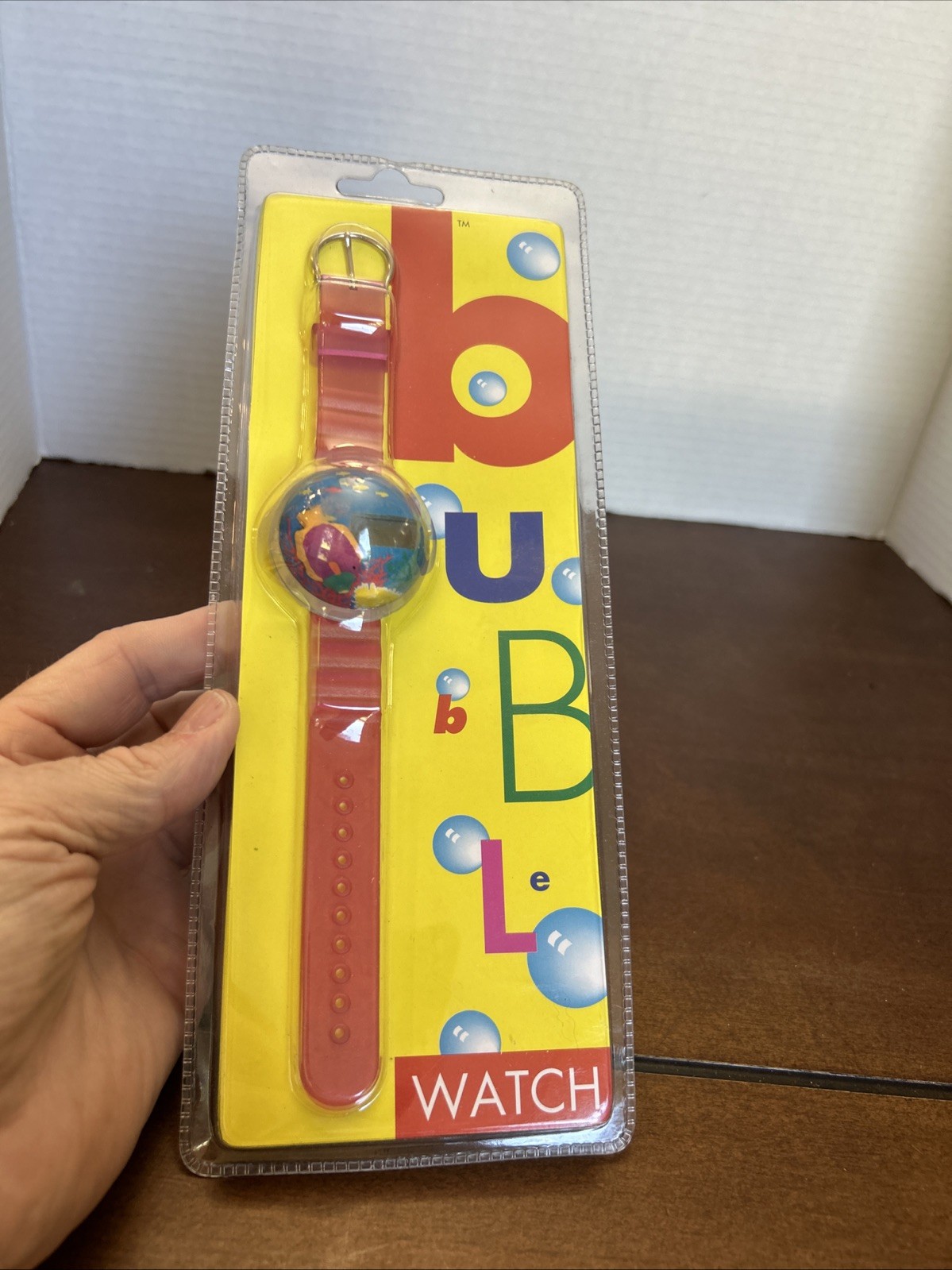 Vintage 1990’s Fish Sea Floater Bubble Watch In Original Package Untested