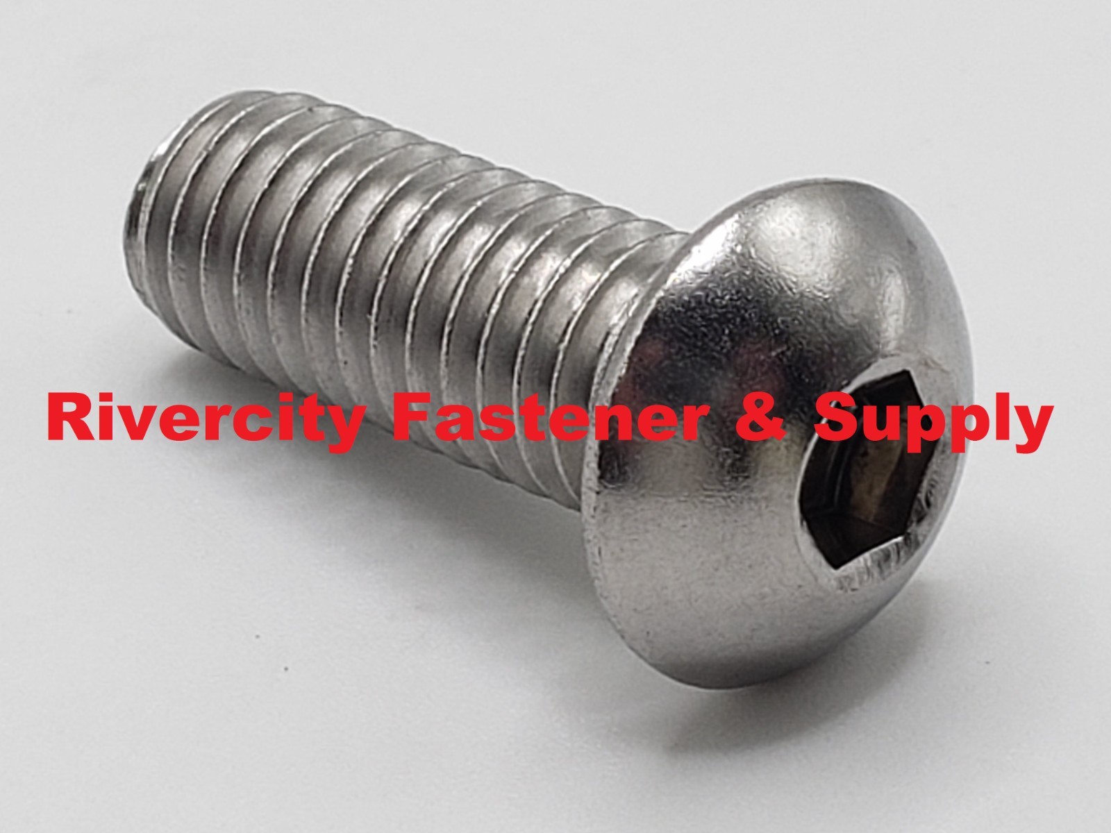 3/8-16x1 Stainless Button Allen Head Bolts 3/8x16 x 1 Screws 3/8x16 x 1