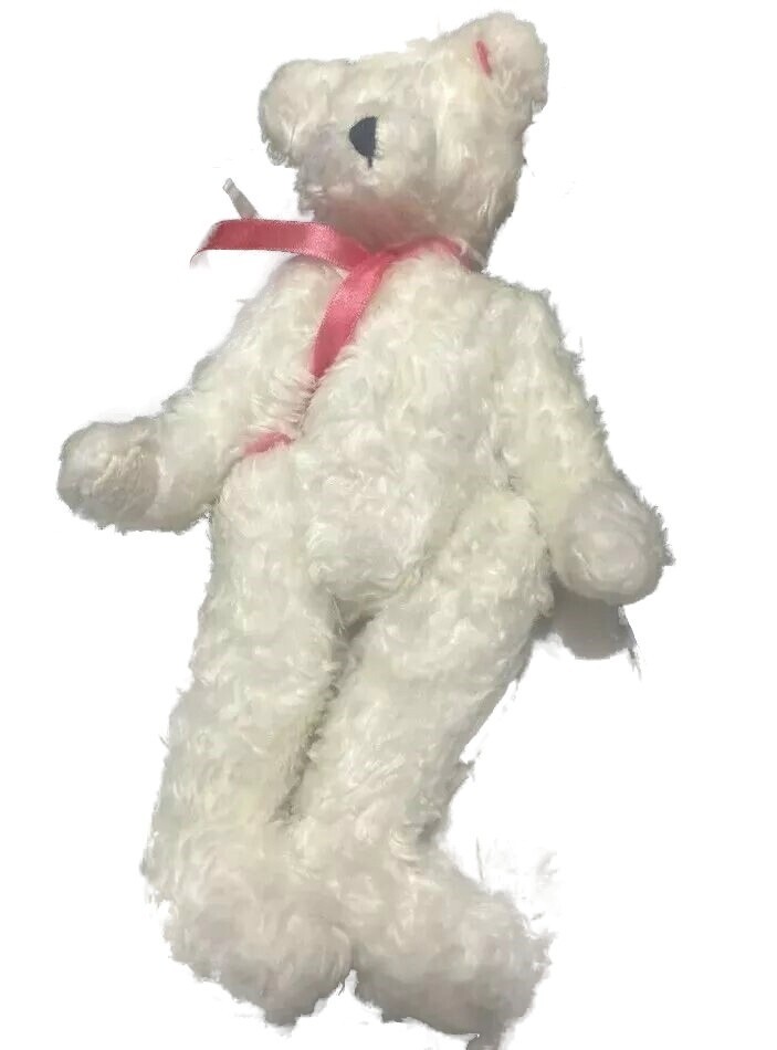 Ty Nola Attic Treasure Jointed Bear 1st Gen White Teddy 1992