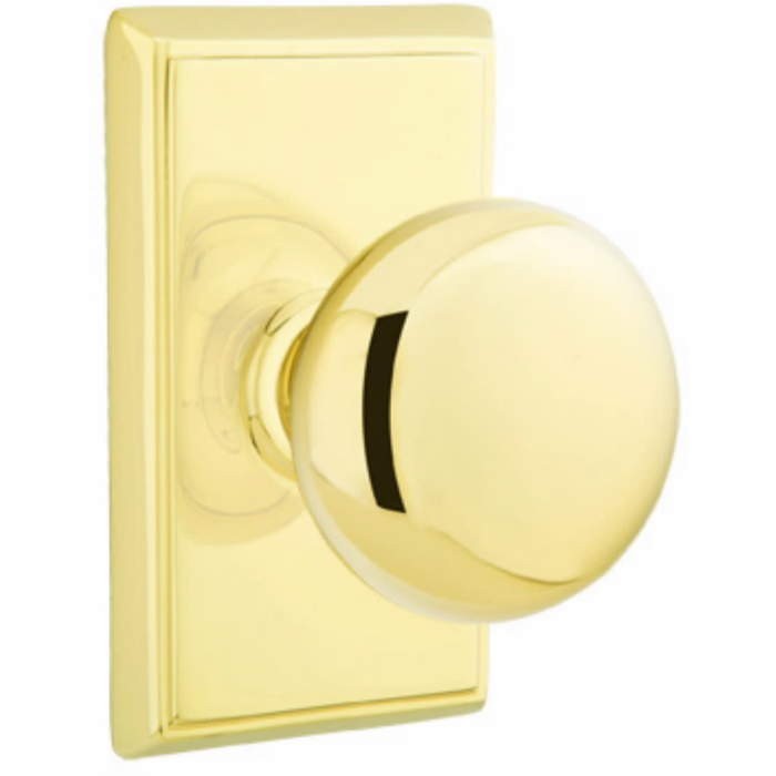 Emtek 8521PUS3NL Providence Knob with Rectangular Rosette