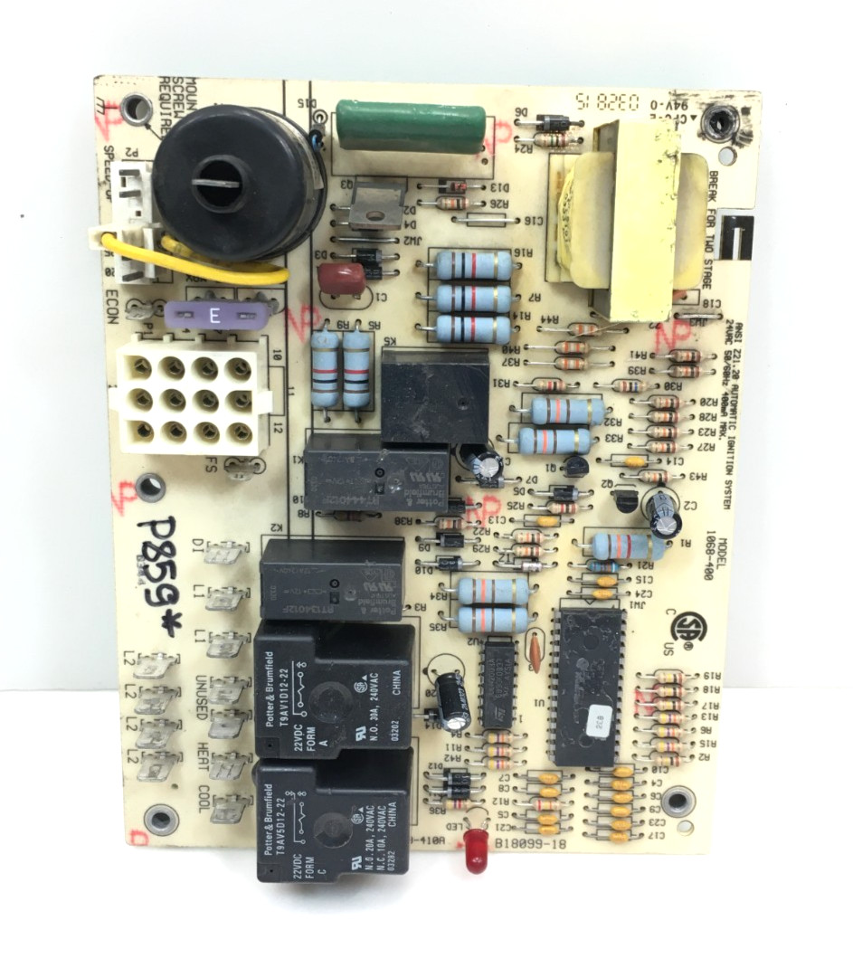 Honeywell Goodman Amana B18099-18 Control Circuit Board 1068-400 used #P859*