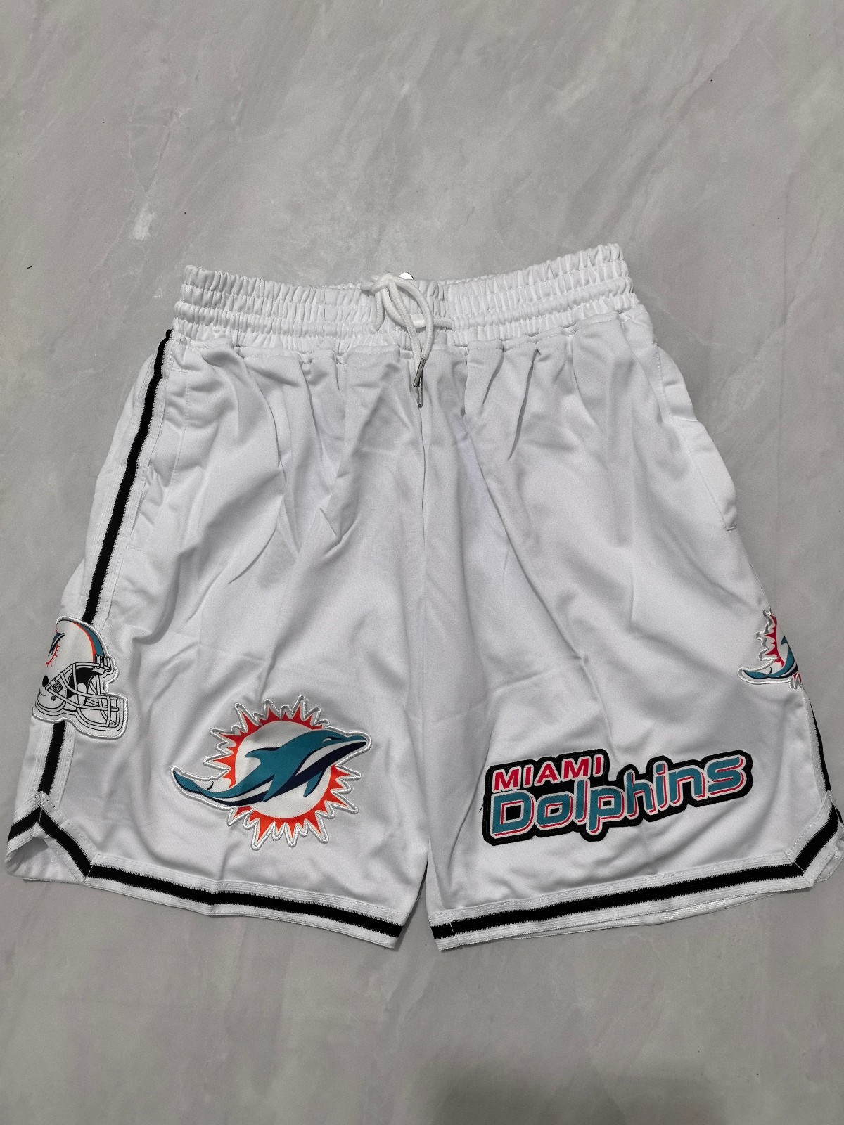 2025 New Miami Dolphins NFL Men White Pockets stitched Shorts Size US