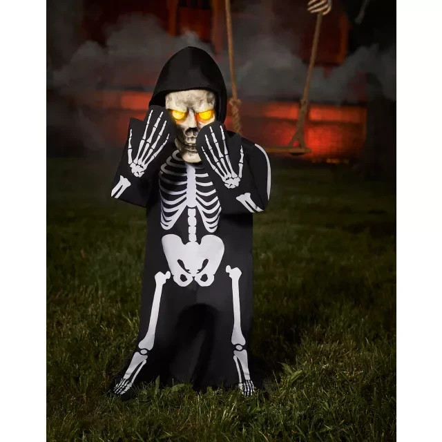 Lil' Skelly Bones Jump Scare Animatronic Skeleton Spirit