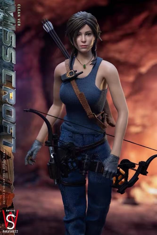 SWTOYS FS077 1/6 Miss Croft Female Action Figure Model Normal Ver. IN STOCK
