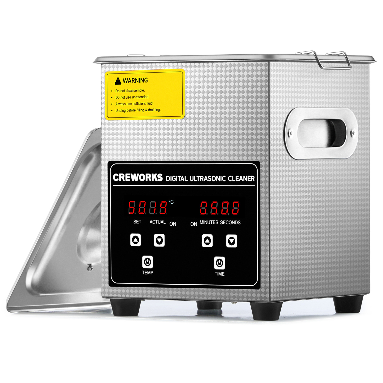 CREWORKS 2L-30L Ultrasonic Cleaner with Timer & Heater Digital Sonic Cleaner