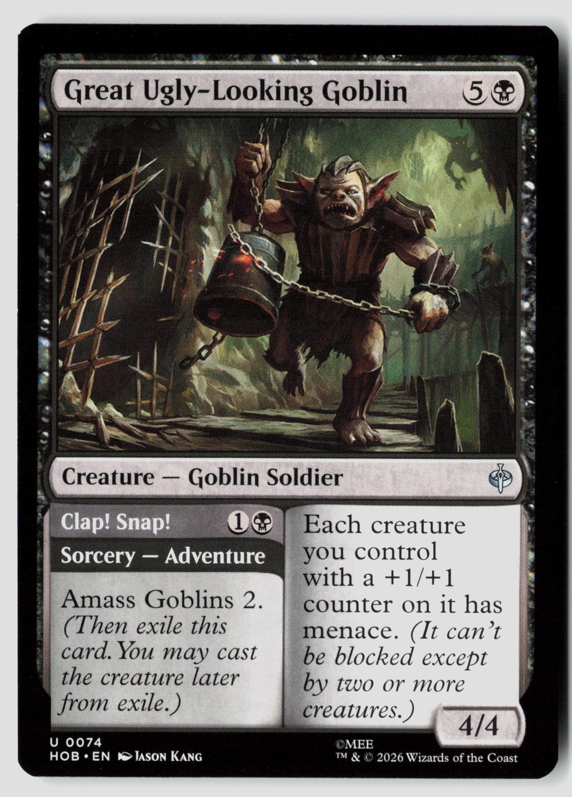 Great Ugly-Looking Goblin 74 Uncommon The Hobbit Magic: The Gathering Near Mint Great Ugly-Looking Goblin 74 Uncommon The Hobbit Magic: The Gathering Near Mint