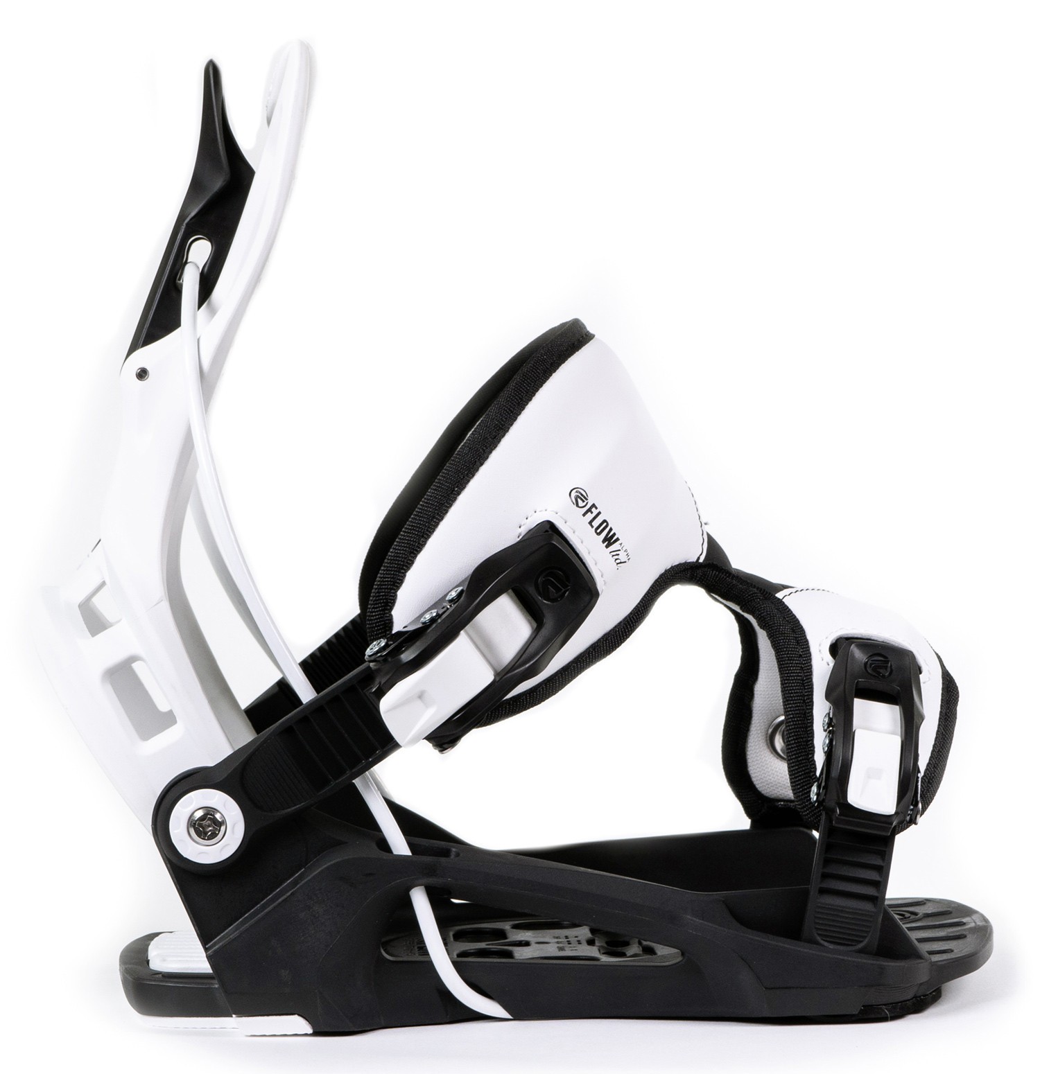 2027 Nidecker Flow Alpha White Stormtrooper Snowboard Bindings - Large 2027 Nidecker Flow Alpha White Stormtrooper Snowboard Bindings - Large
