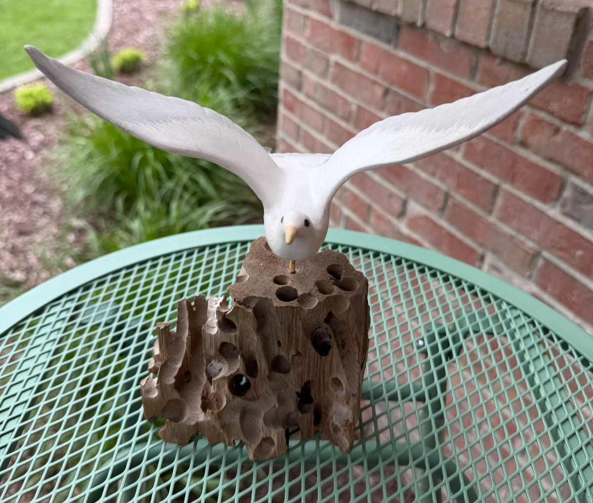 Vintage Delma Flying Seagull Sculpture Drift Wood Vintage Delma Flying Seagull Sculpture Drift Wood