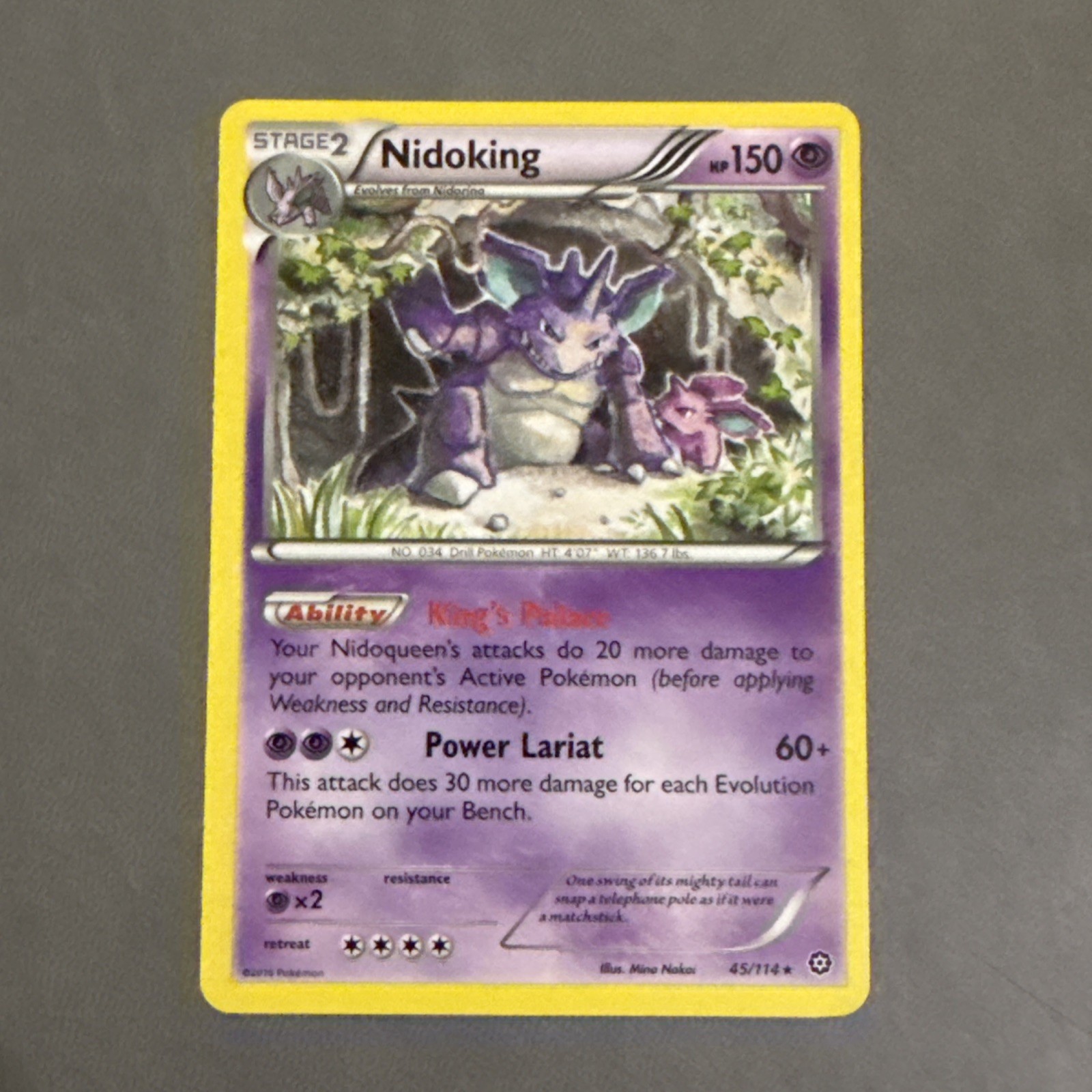 Nidoking 45/114 XY - Steam Siege Regular Nidoking 45/114 XY - Steam Siege Regular