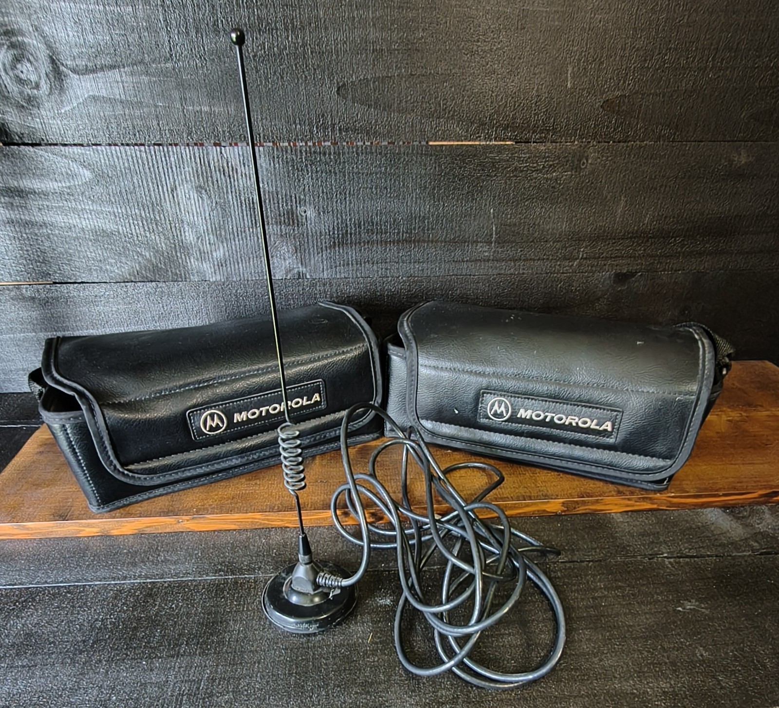 (2) Vtg US Cellular Bag Phones Motorola & 1 RoofTop Antennae - Untested, As Is (2) Vtg US Cellular Bag Phones Motorola & 1 RoofTop Antennae - Untested, As Is