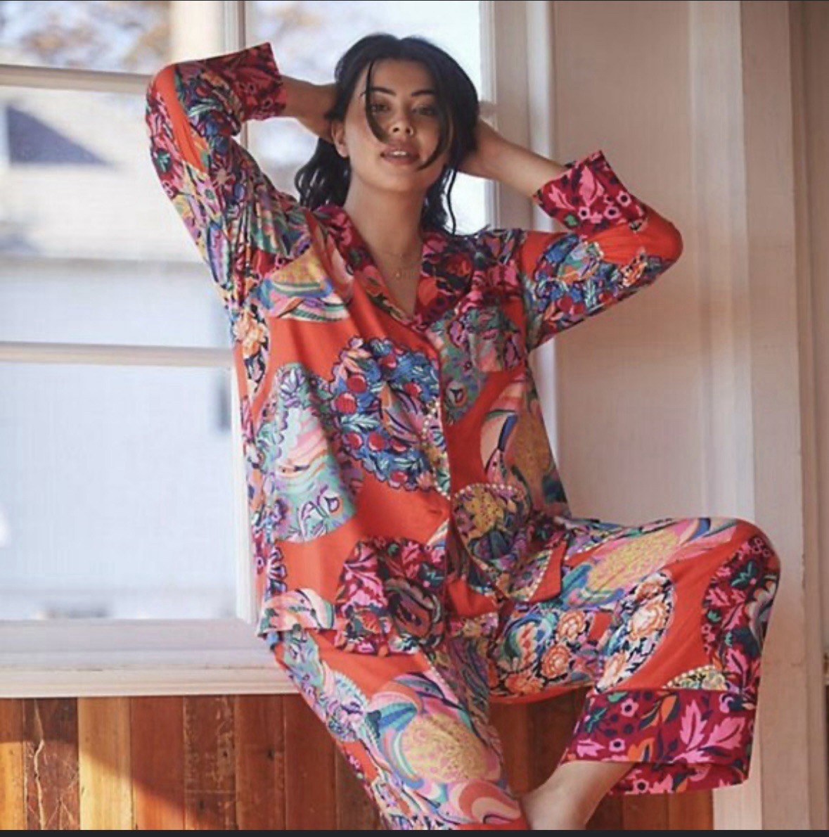 Alexandra Farmer For Anthropologie Pajama Set Alexandra Farmer For Anthropologie Pajama Set