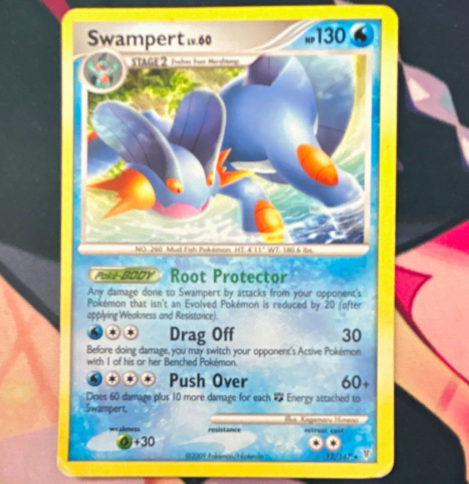 Nintendo Pokémon TCG Swampert 12/147 Deck Exclusives Regular Rare 2009 HP130 Nintendo Pokémon TCG Swampert 12/147 Deck Exclusives Regular Rare 2009 HP130