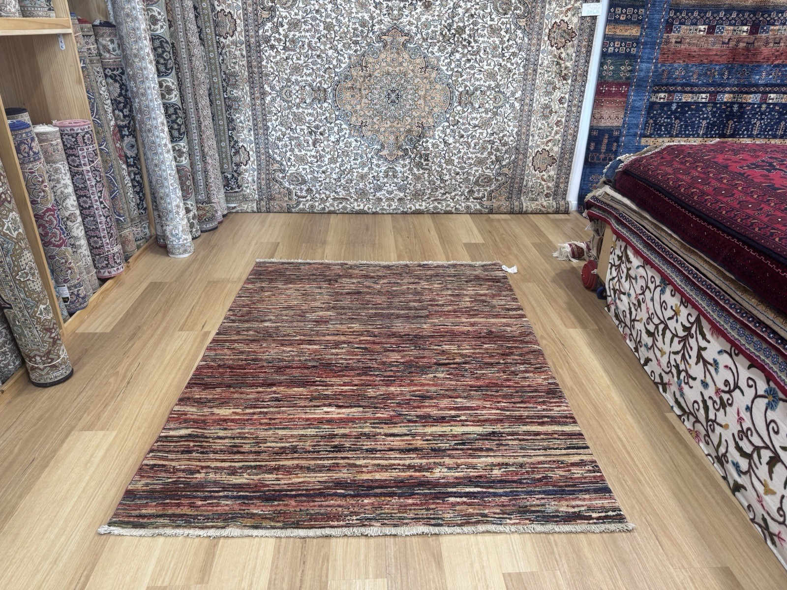 oriental handmade knotted carpet Rug Modern Designer Contemporary Wool I