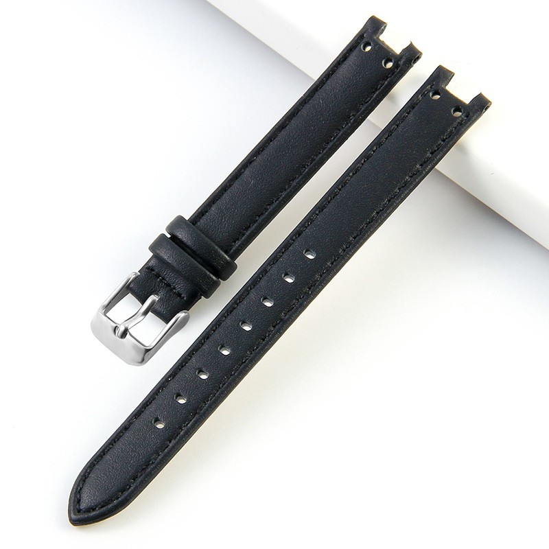 For Anne Klein AK2618 2157 2156 Quality Genuine Leather Watch Band Strap 12 14mm