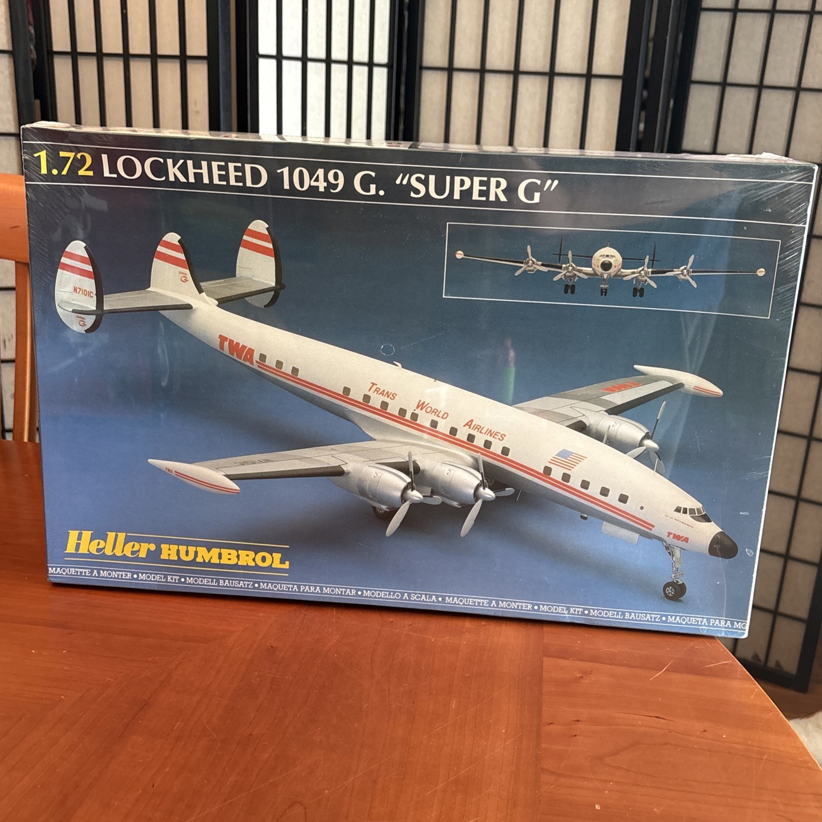 HELLER Humbrol Lockheed 1049 G. Super G 1/72 Model Kit 80314 FACTORY SEALED NEW
