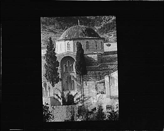 Photo:Europe 1930s Church Monastery Byzantine Architecture Travel View