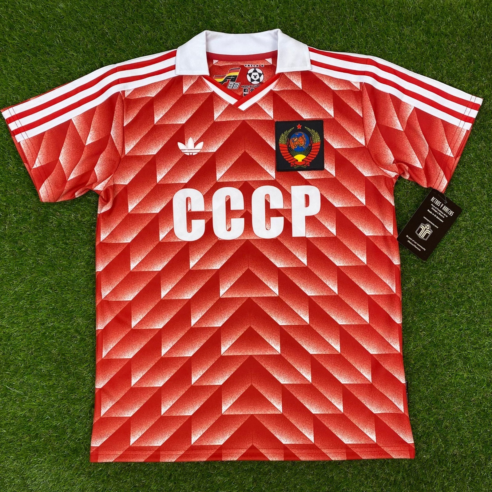 URSS/CCCP, Men´s Retro Soccer Jersey, Euro 1988 (Tallaje Grande)