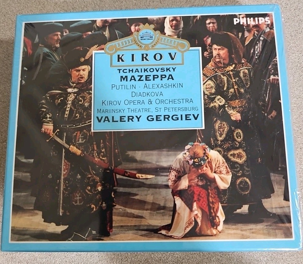 Tchaikovsky MAZEPPA Gergiev Kirov Opera Putilin [Philips 3 CD Box Set] SEALED