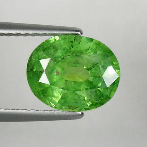 2.81 ct MASSIVE GREEN / NATURAL ANDRATITE GARNET *DEMONTOID Oval See Vdo 3752 RD
