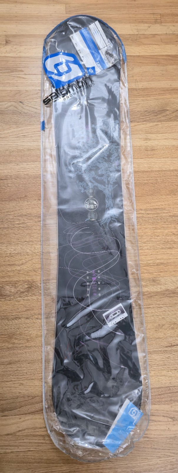 Salomon Drift 159 CM Snowboard NEW IN PACKAGE Black Cassette Tape Retro Nice
