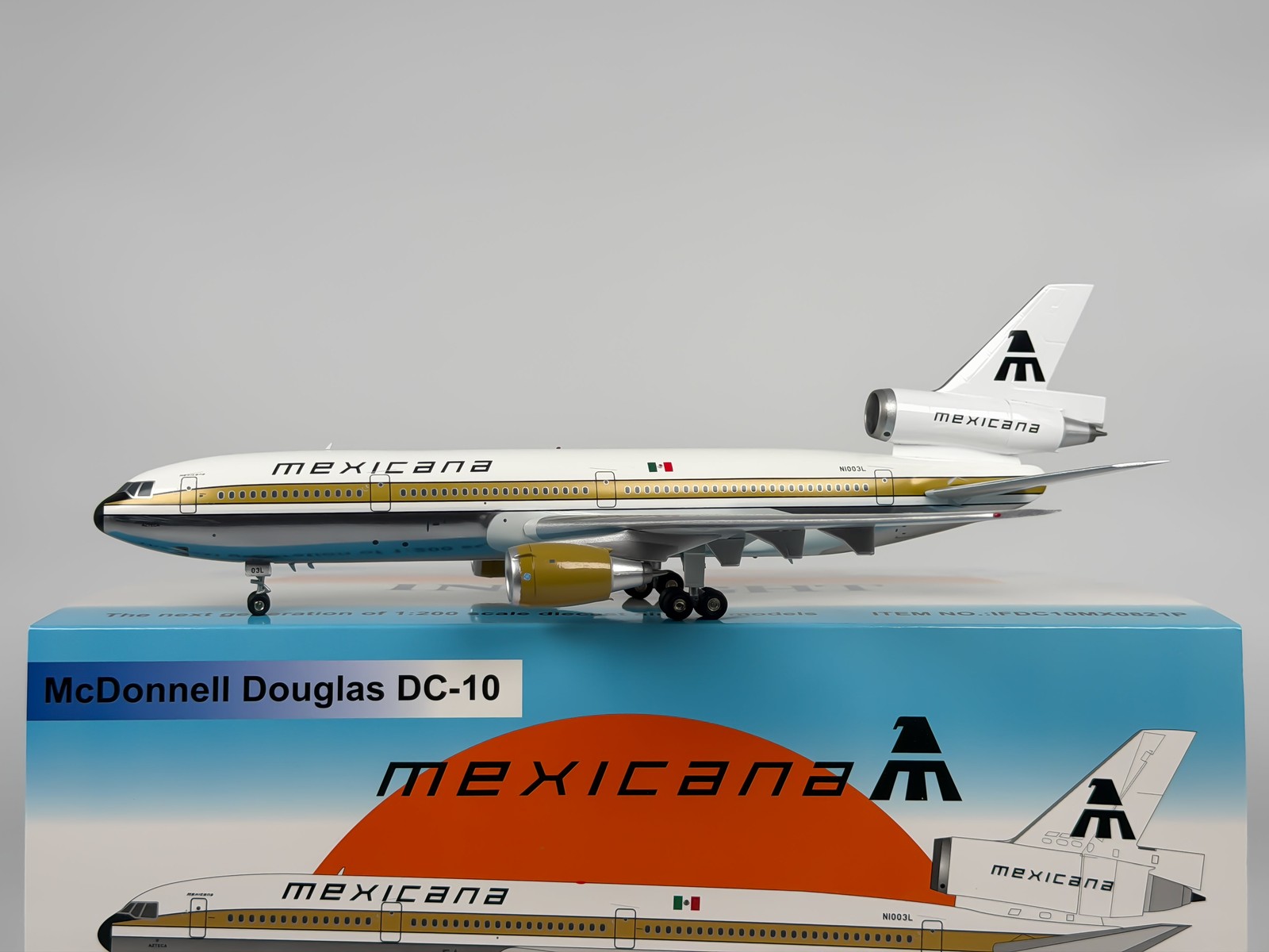 InFlight200 1:200 Mexicana McDonnell Douglas DC-10-15 N1003L Golden Aztec InFlight200 1:200 Mexicana McDonnell Douglas DC-10-15 N1003L Golden Aztec