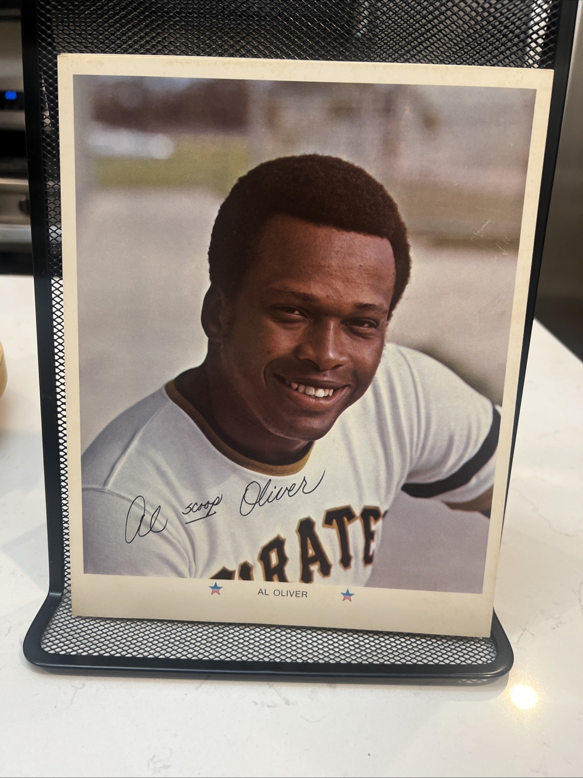 Nice Vintage 1971 Arco Al Oliver 8x10 Pittsburgh Pirates Card Nice Vintage 1971 Arco Al Oliver 8x10 Pittsburgh Pirates Card