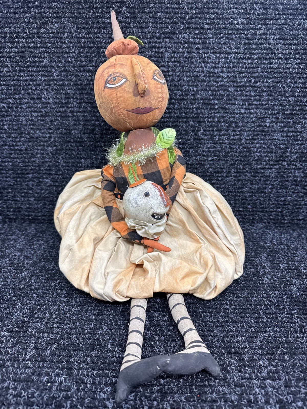 Vintage Bethany Lowe Halloween Kim Khohler Jack O’ Lantern Shelf Sitter RETIRED Vintage Bethany Lowe Halloween Kim Khohler Jack O’ Lantern Shelf Sitter RETIRED