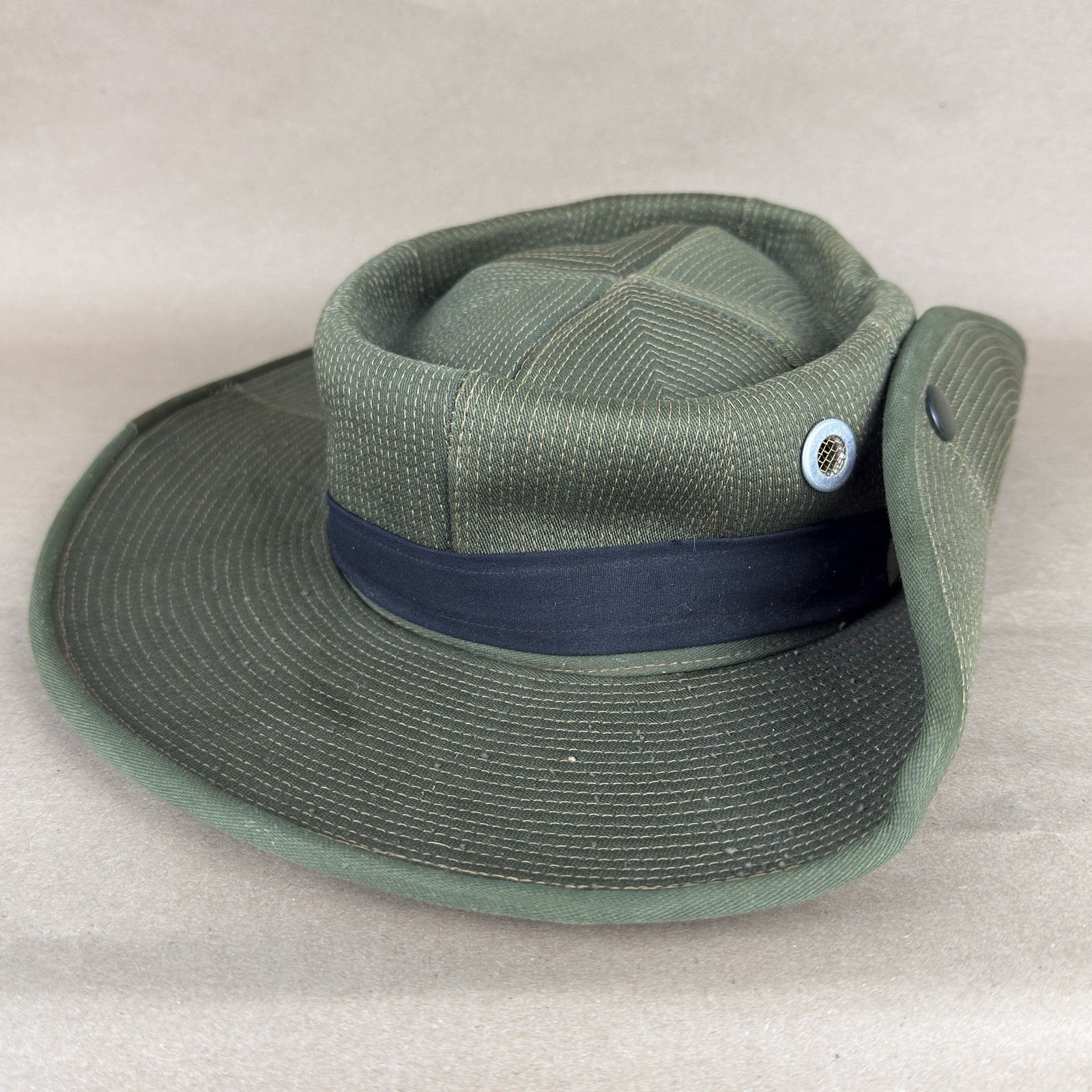Vtg Vietnam War Slouch Hat Luong Phan Tailor Saigon Custom Boonie Bush Cap