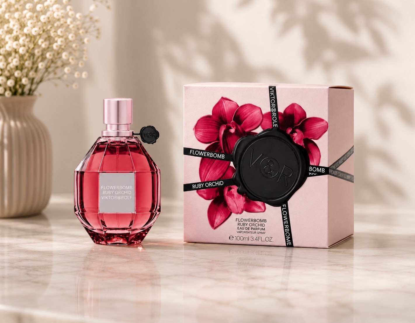 Viktor & Rolf Flowerbomb Ruby Orchid 3.4 oz 100ml EDP for Women New Sealed