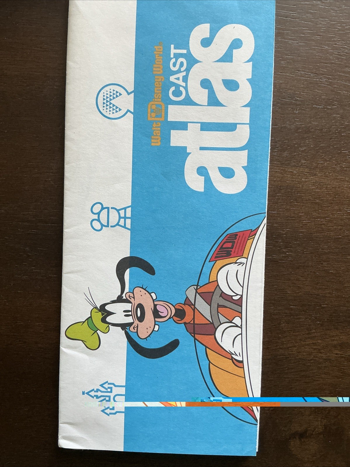 Vintage Disney World Cast Member Atlas WDW MK Tunnels Epcot MGM Studios 1991