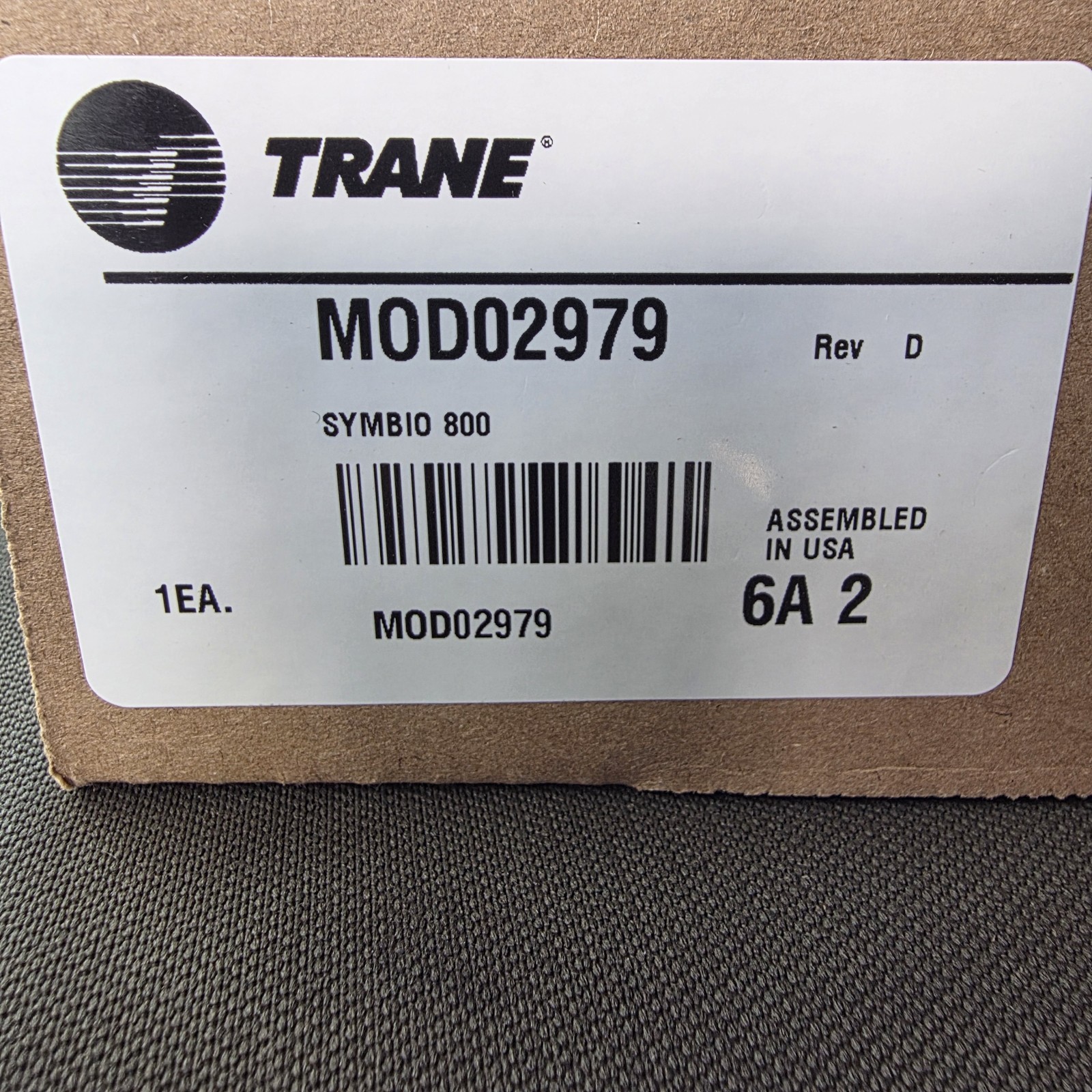 Trane Symbio 800 Controller MOD02979 Rev D for Trane HVAC System