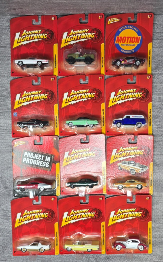 Johnny Lightning 2010 Release 7 Complete Set of 12 - Open Case