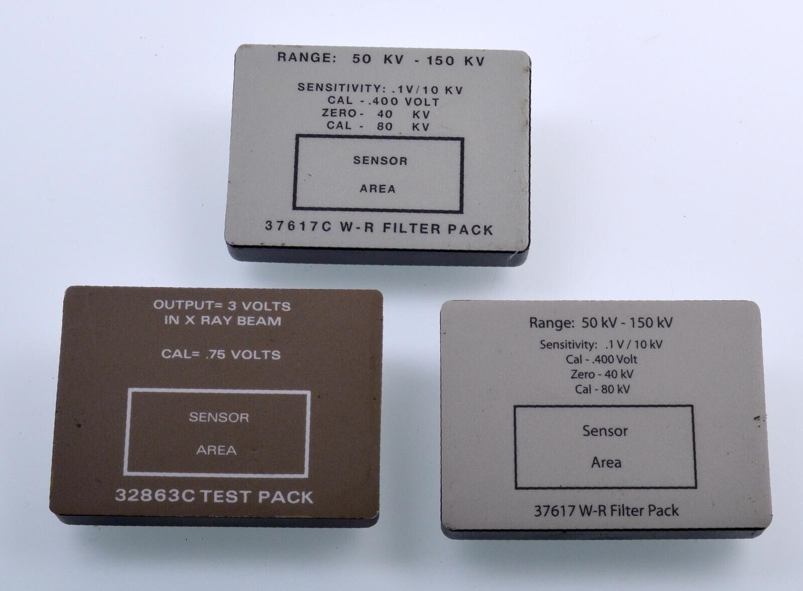 FLUKE Inovision KEITHLEY 37617 37617C Filter 32863C Test Pack Victoreen Radcal